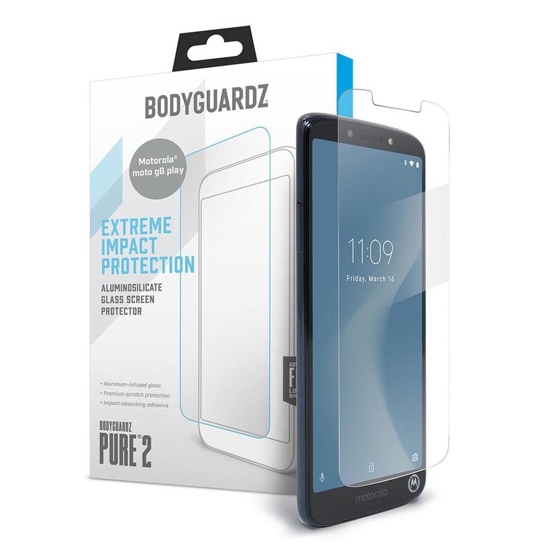 Motorola G6 Play BodyGuardz® Pure® 2 Premium Glass Screen Protector