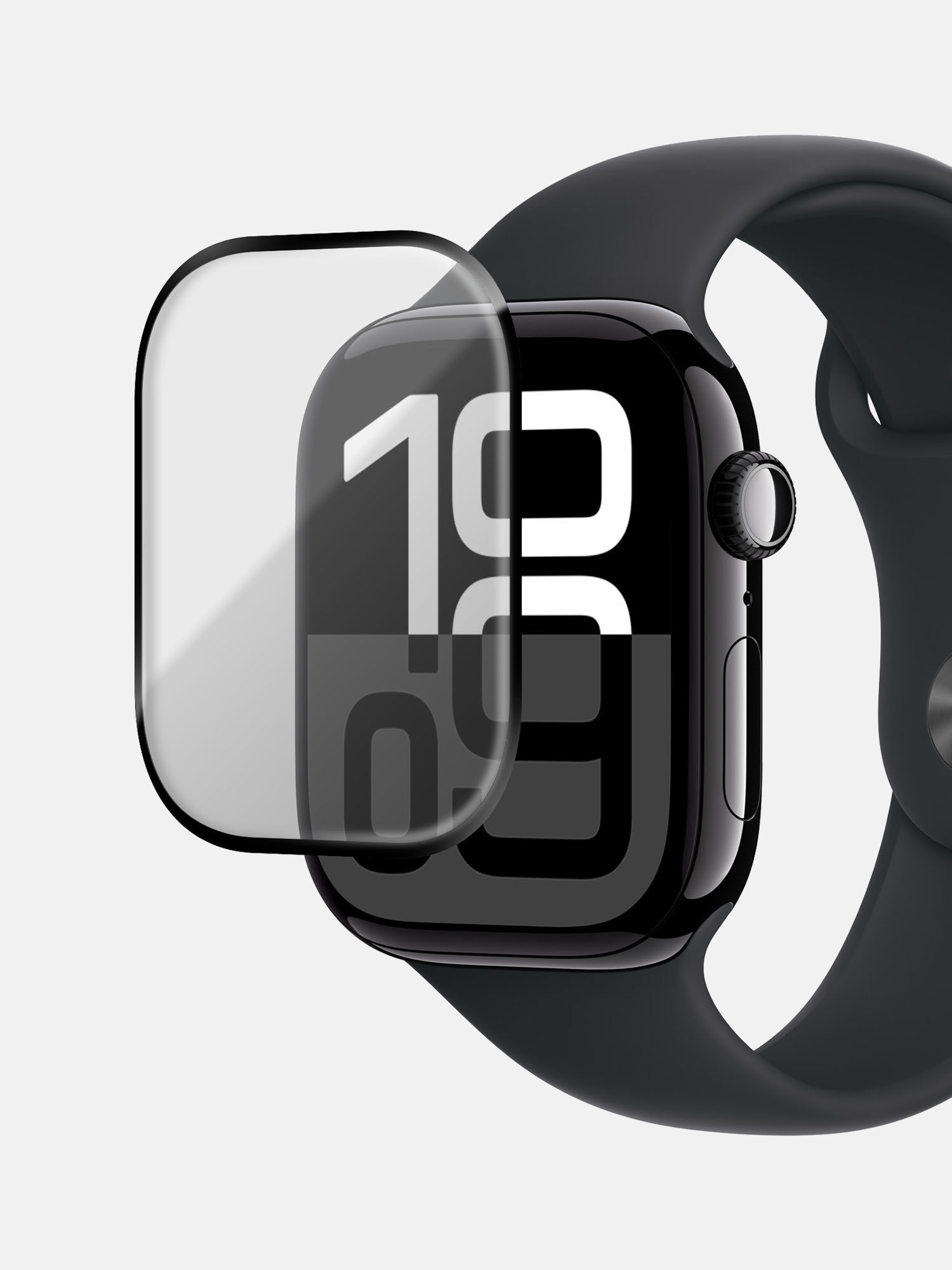 Apple Watch Series 10 PRTX Screen Protector with Shatterproof Synthetic Glass