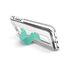 BodyGuardz SlideVue Case featuring Unequal (Clear/Mint) for Apple iPhone Xs Max, , large