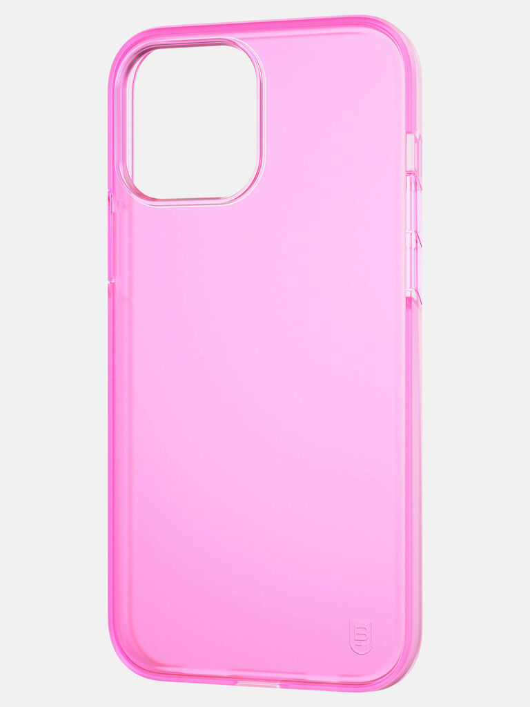 iPhone 13 Pro Max silicone case pink logo