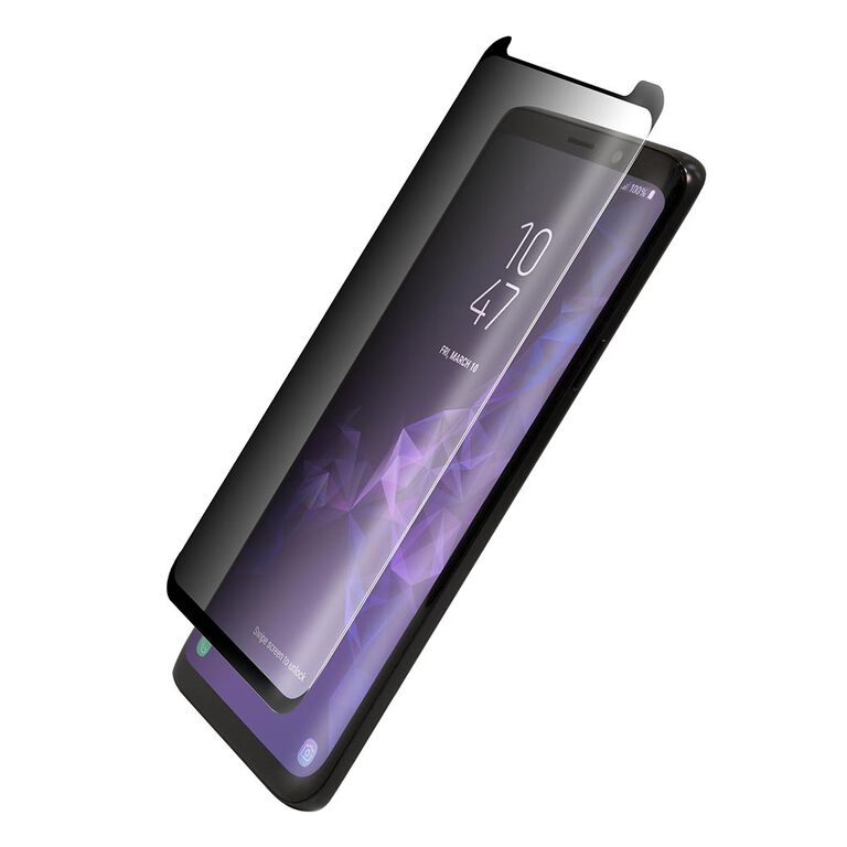 BodyGuardz Pure Arc Privacy Glass for Samsung Galaxy S9+, , large