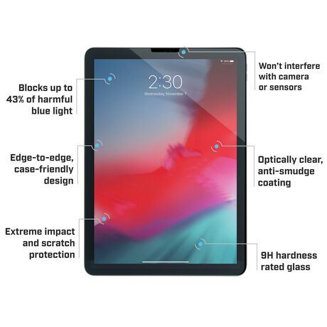 Ipad Pro 12 9 3rd 4th Gen Glass Screen Protectors Bodyguardz