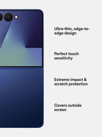 Pure 3 Tempered Glass Screen Protector for Samsung Galaxy Z Flip7, , large