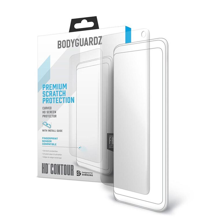 BodyGuardz HD Contour Hardened PET for Samsung Galaxy S10, , large