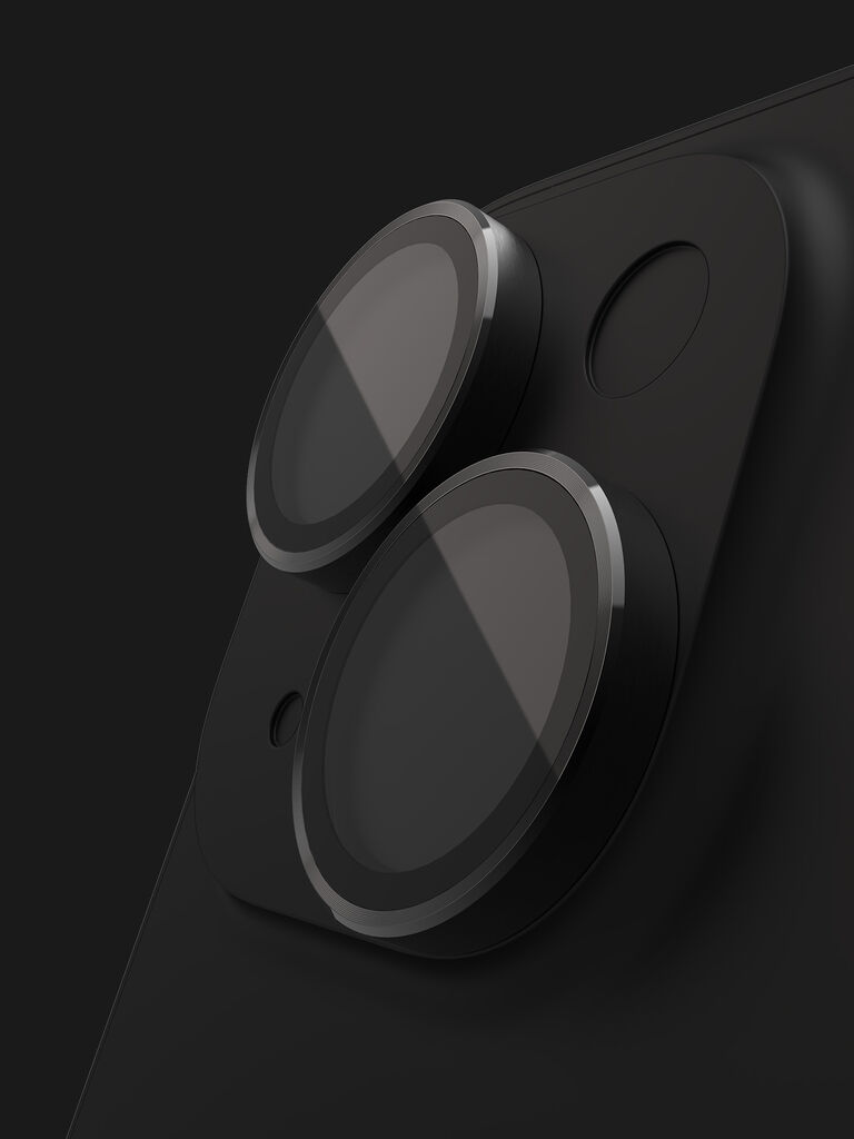 BodyGuardz Apex iPhone 15/15 Plus Camera Protector  (Black), , large