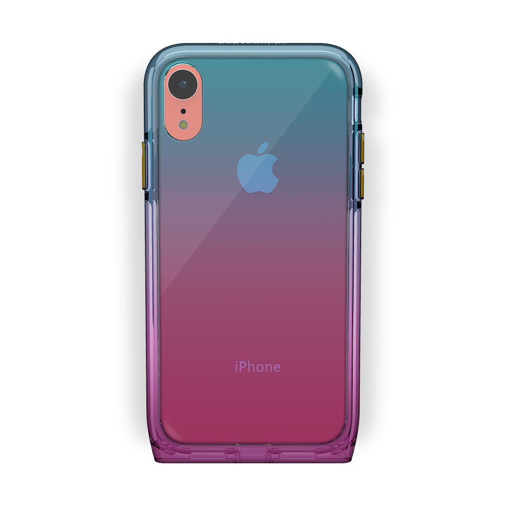 iPhone Xr Coral with Harmony Unicorn Clear Case