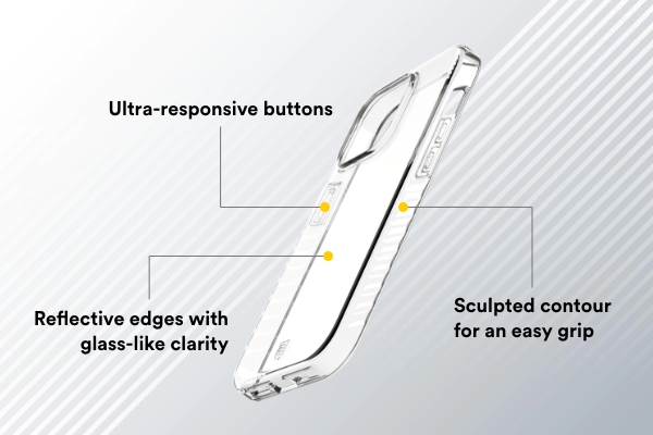 Ergonomic features of Carve iPhone 14 cases