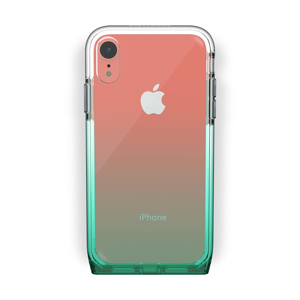 iPhone Xr Coral with Harmony Lucky Clear Case