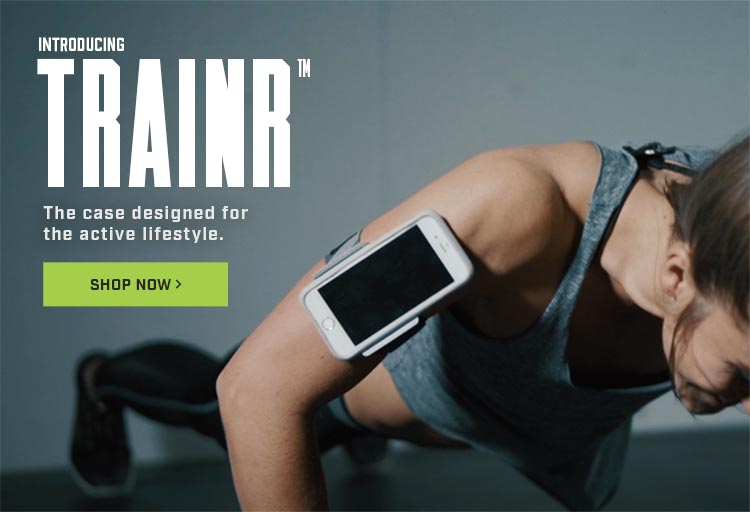 Trainr active lifestyle workout phone case video