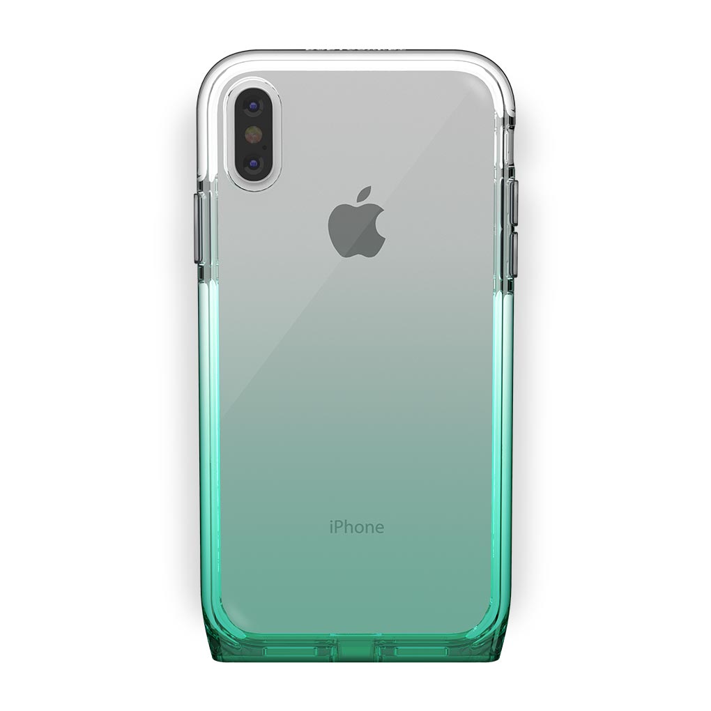 iPhone Xs Max White with Harmony Lucky Clear Case