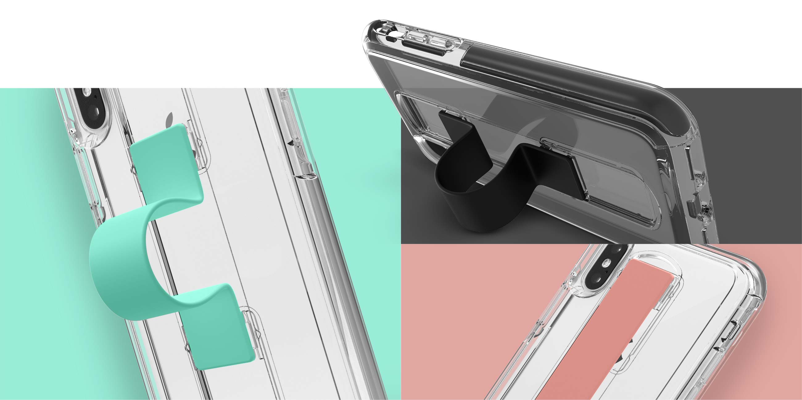 Slidevue fingerloop case comes in several colors