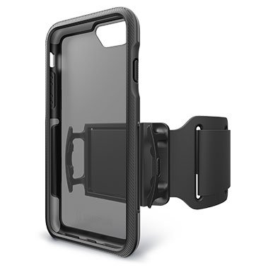 gray black Trainr pro workout phone cover