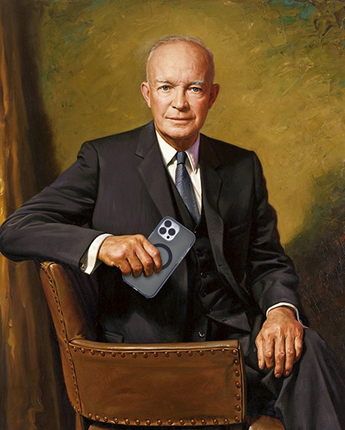 Dwight D. Eisenhower with Ace Pro MagSafe case