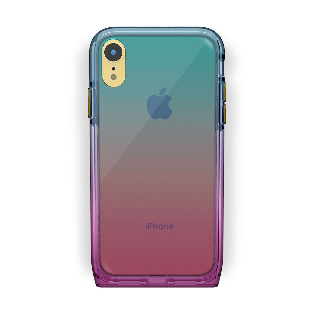 iPhone Xr Yellow with Harmony Unicorn Clear Case