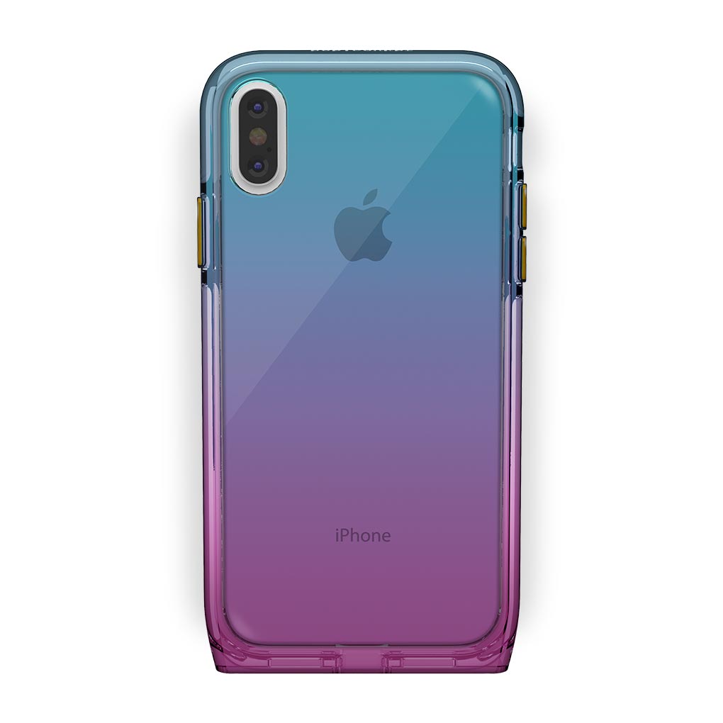 iPhone Xs Max White with Harmony Unicorn Clear Case