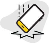 5 times stronger than an unprotected screen.