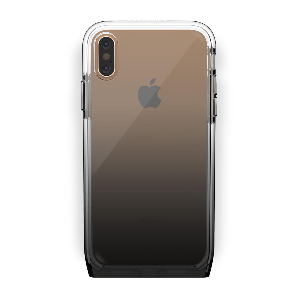 iPhone Xs Max Gold with Harmony Shade Clear Case