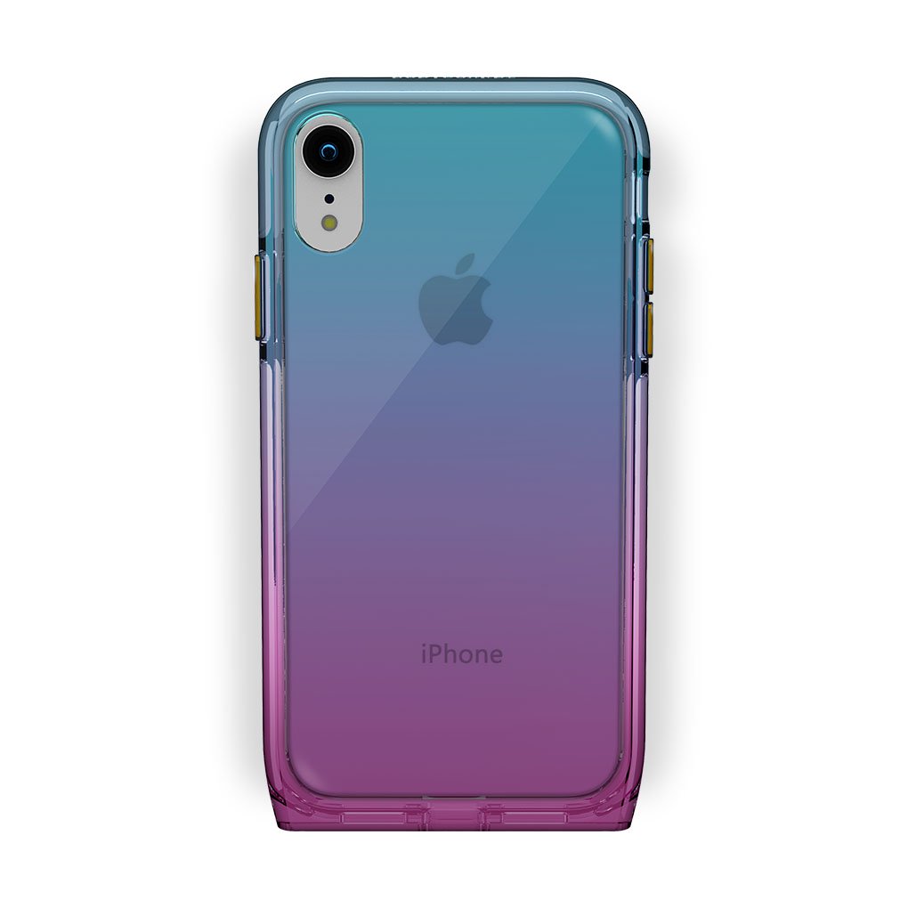 iPhone Xr White with Harmony Unicorn Clear Case