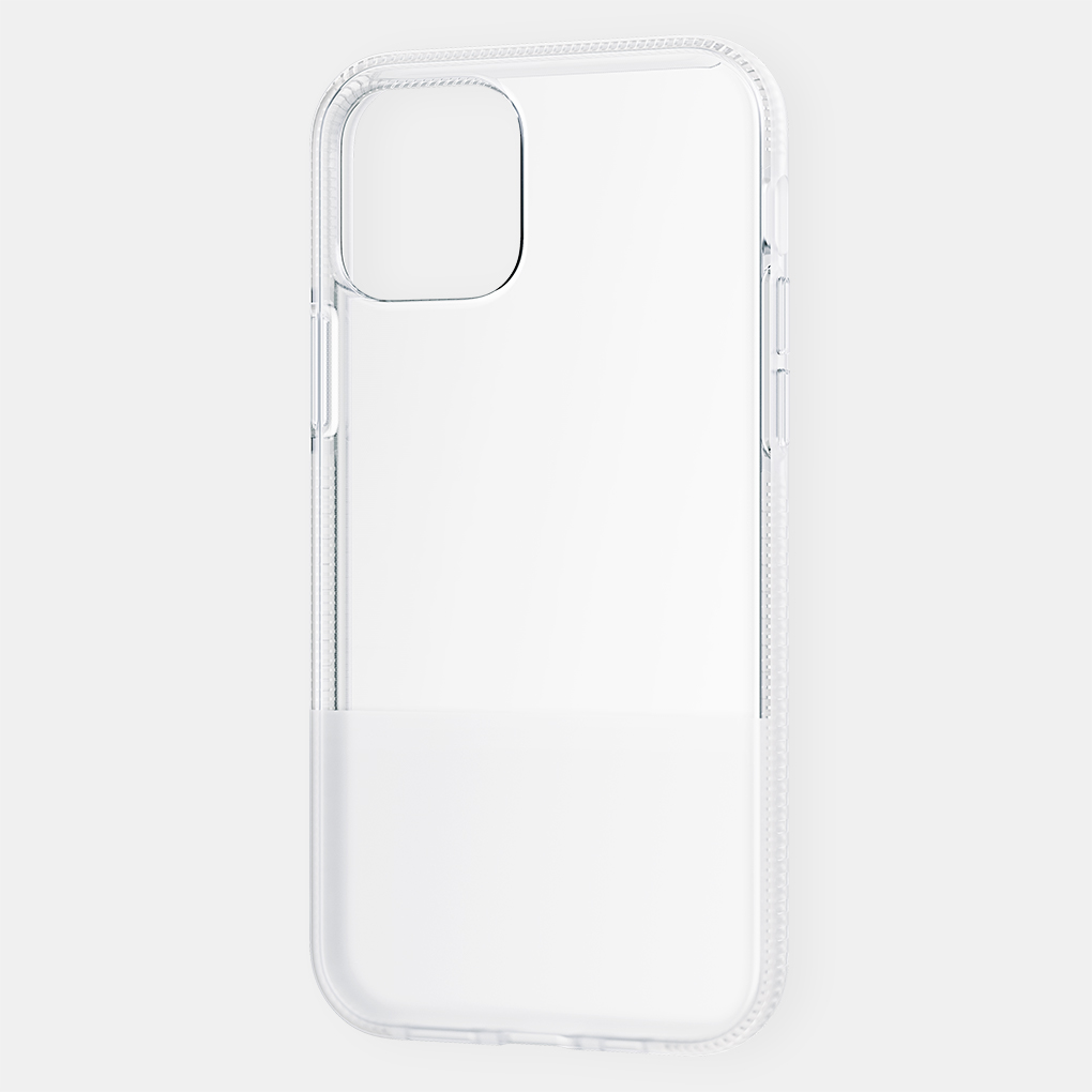 Stack clear phone case for iPhone 12