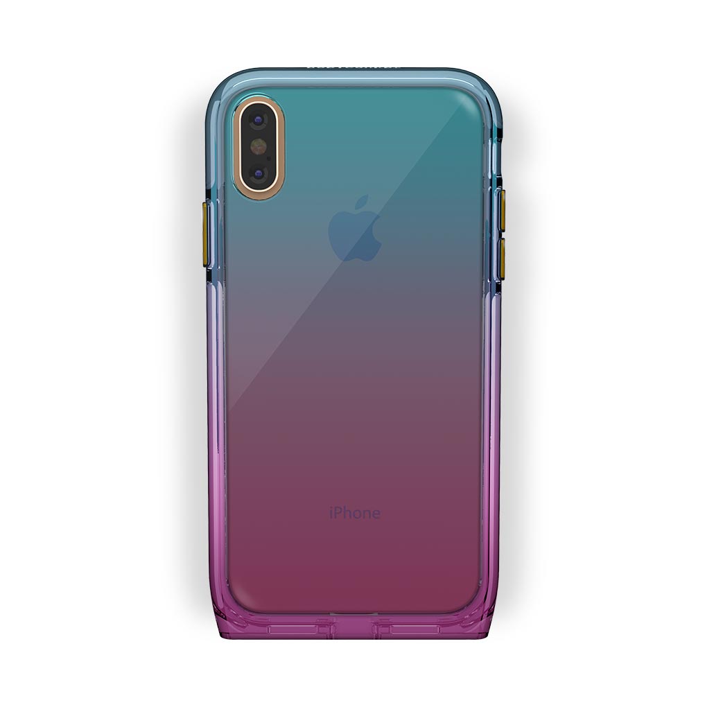 iPhone X/Xs Gold with Harmony Unicorn Clear Case