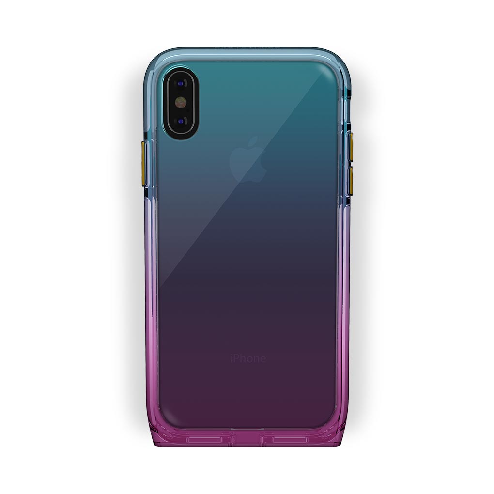 iPhone X/Xs Black with Harmony Unicorn Clear Case